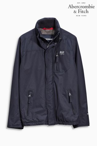 Navy Abercrombie & Fitch Warrior Casual Jacket
